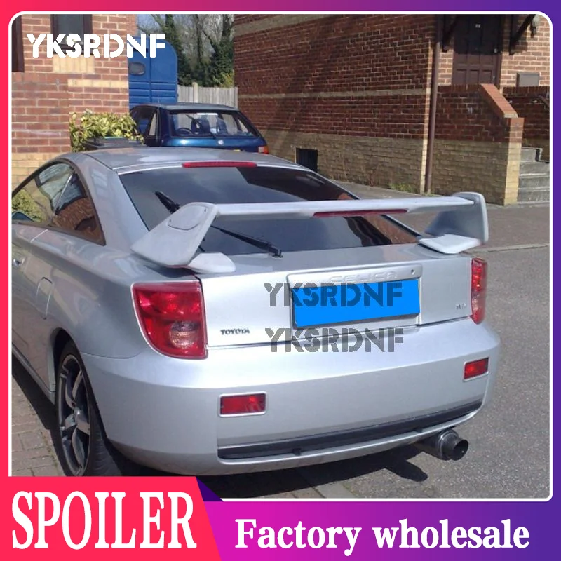 

For TOYOTA CELICA SPOILER 2000 2001 2002 2003 2004 2005 WITH LED LIGHTS High Quality ABS Plastic Car Spoiler Trunk Boot Wing