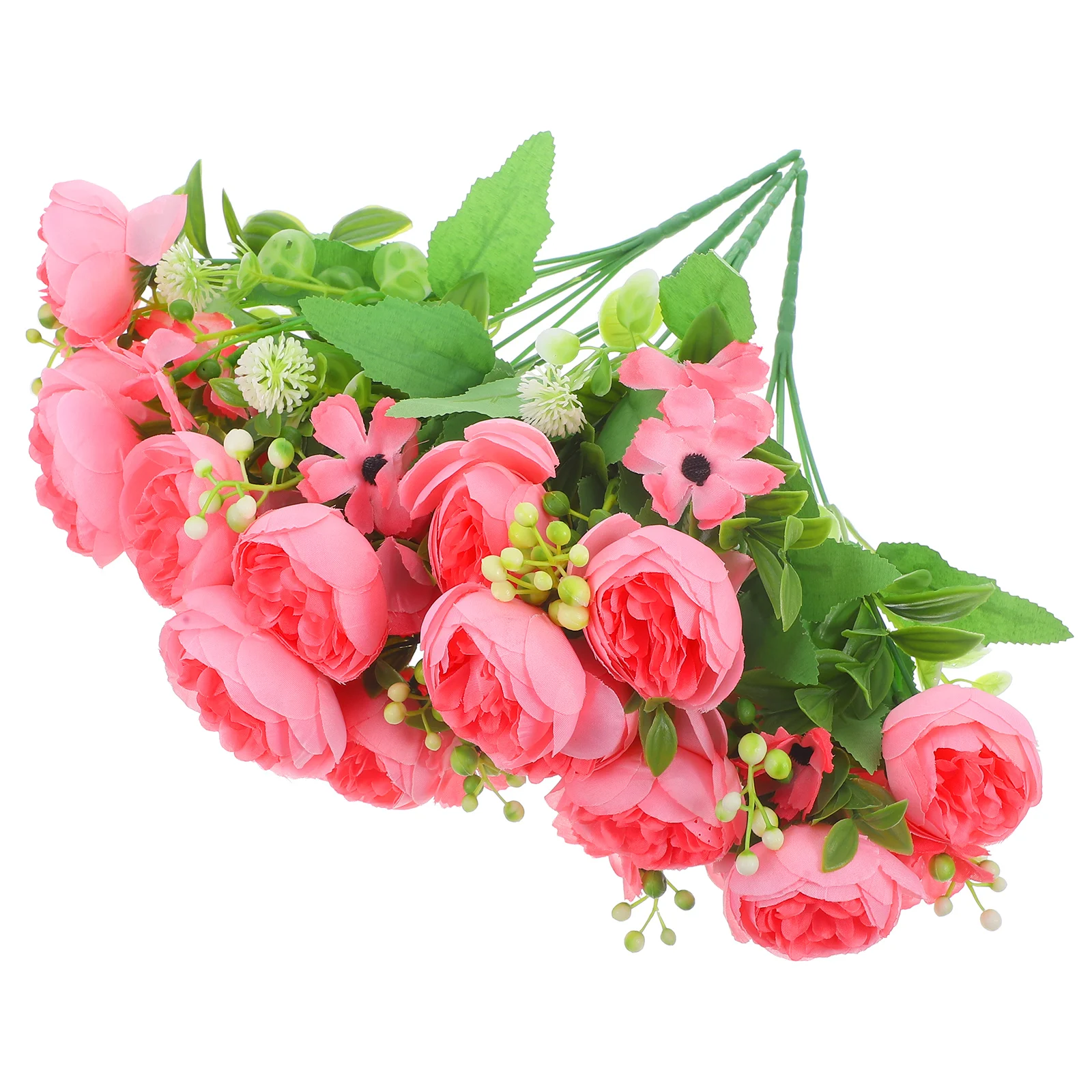 

4Pcs Artificial Peony Flowers Realistic Bouquet Wedding Party Home Decoration Simulated Floral Arrangement Peony Decors