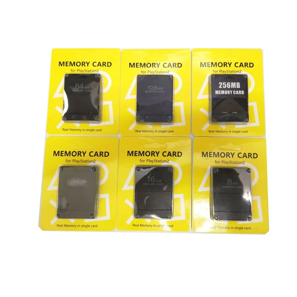 Tarjeta de memoria 100PCS 8/16/32/64/128 MB para PS2