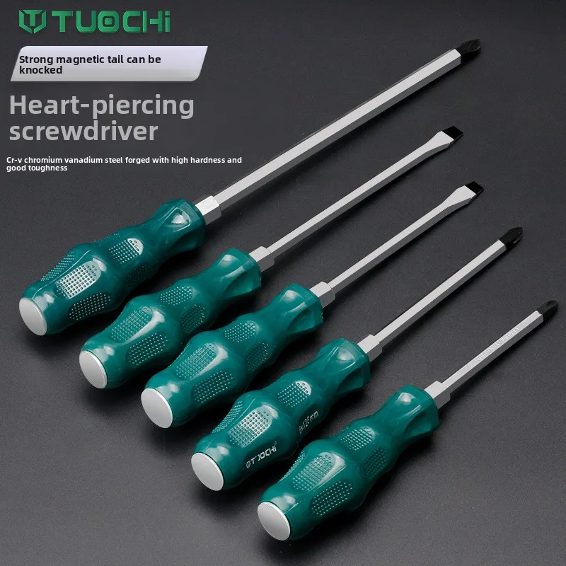 

Damaly, Percussion Piercing Impact Screwdriver, One-word Impact Screwdriver, Cross Screw Impact Batch Long Rod