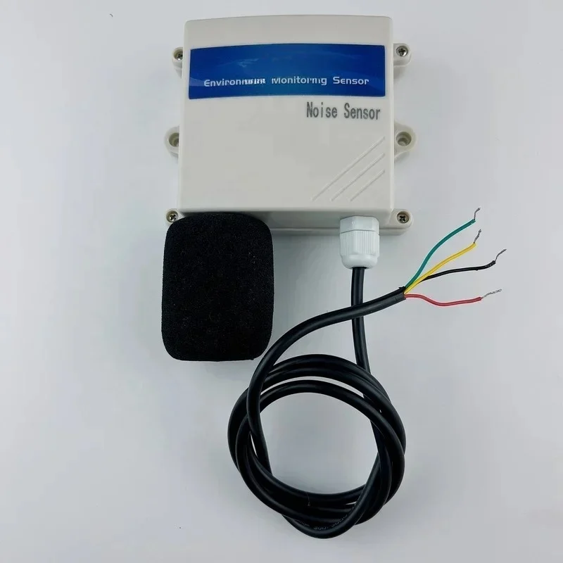 Outdoor RS458 4-20 mA 0-5V 0-10V Noise Detector Alarm Noise Sensor Industrial  Wall Mount  Noise Decibel Sensor