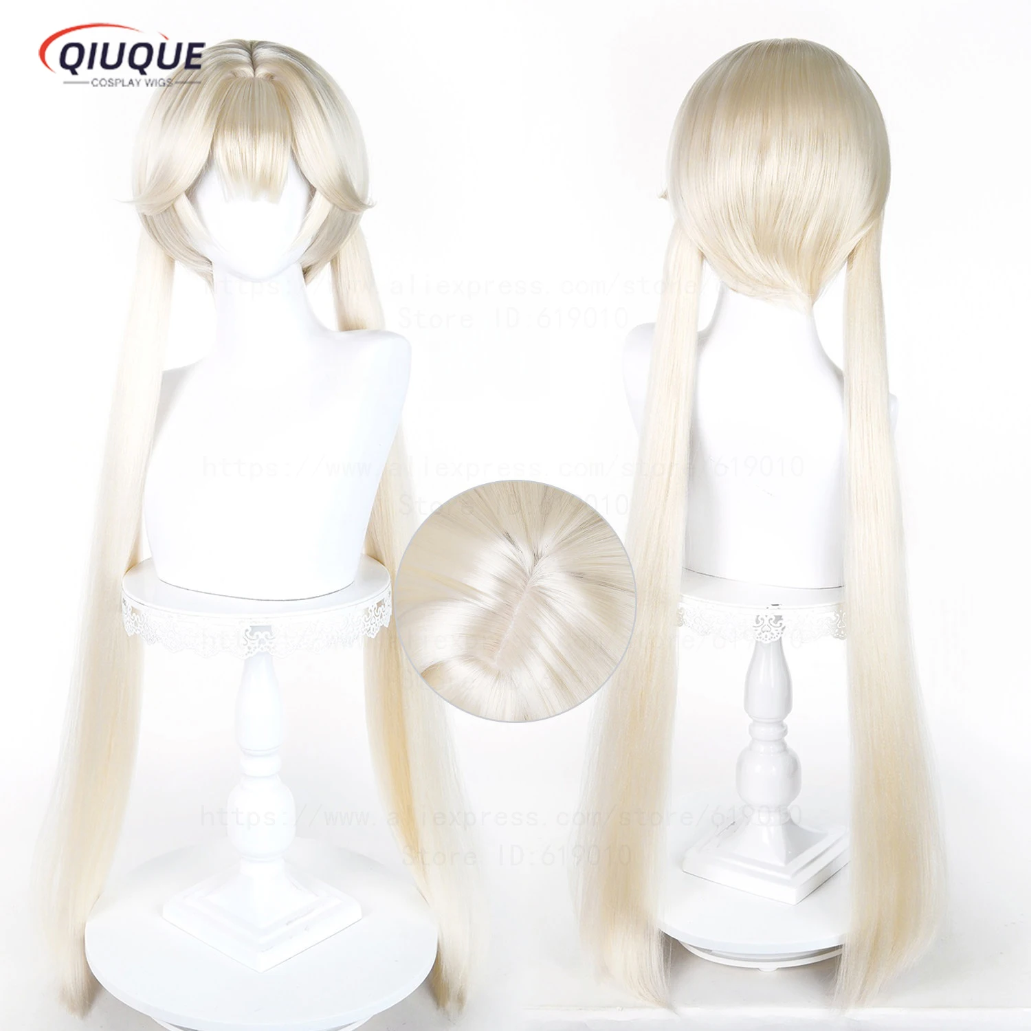 Naraka: Bladepoint Yin Ziping Cosplay Wigs Heat Resistant Hair Cosplay Costume Wig+ Wig Cap