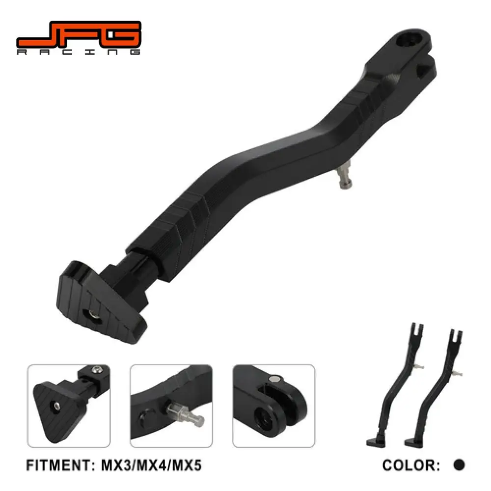 

motorcycle Height Adjustable Side Support stand Kickstand Motorcycle Stand Aluminium Foot Side Kick stand For MX3 MX4 MX5