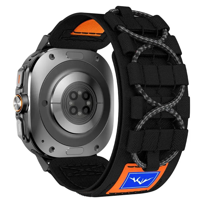 Cinturino sportivo in nylon ultra 47mm per Samsung Galaxy Watch Ultra