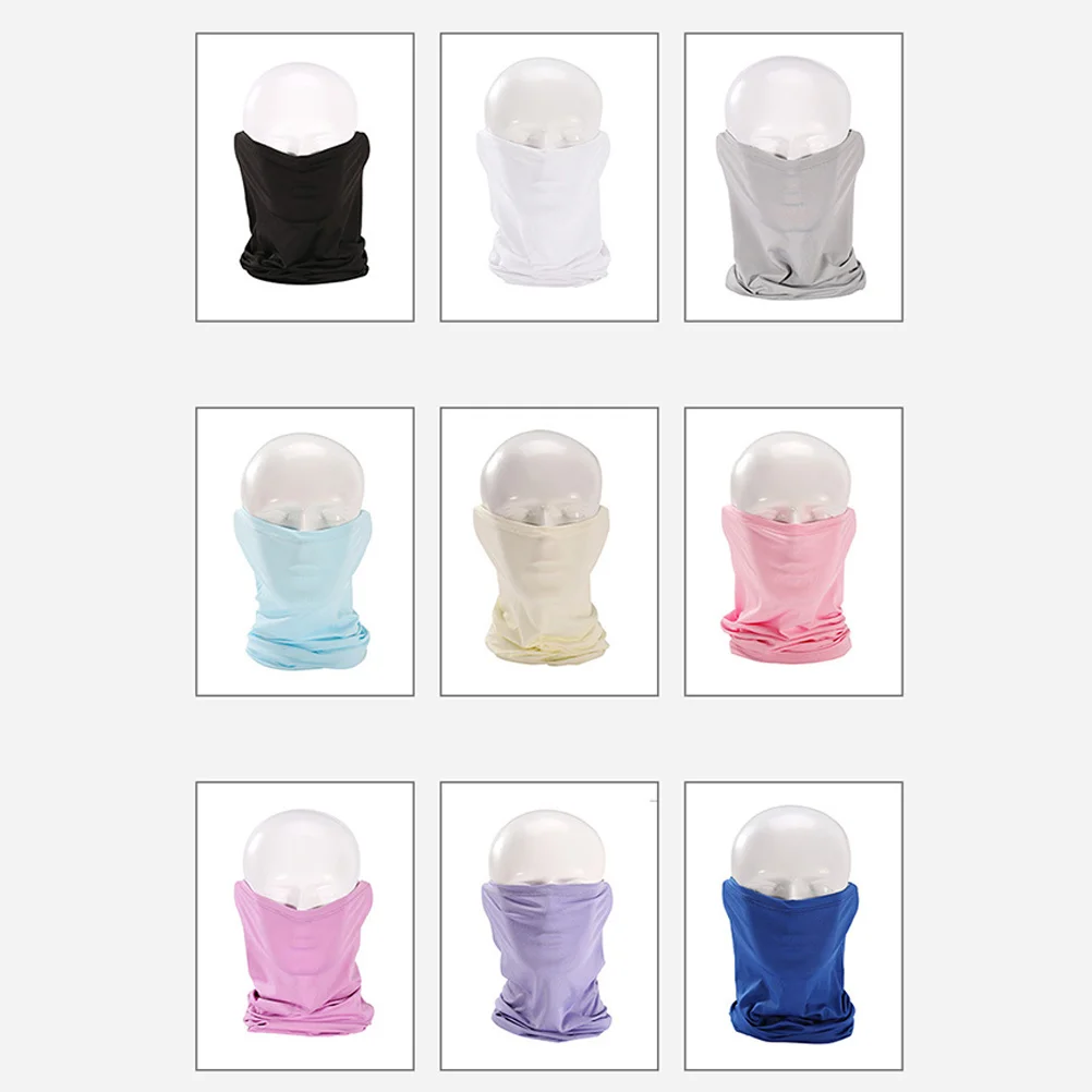 

4 Pcs Riding Face Mask Portable Neck Warmer Summer Sun Protection Gaiter Fishing Scarf