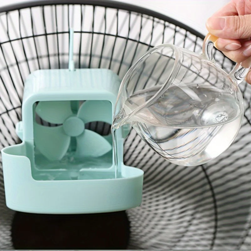 Ice Storage Box Portable Fast Cool With Hanging Hook Matching Household Electric Fan Ice Holder Indoor Cooling Supply