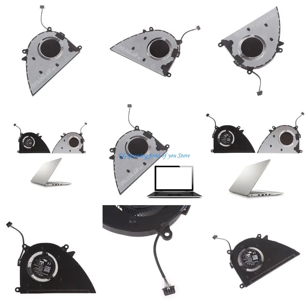 

H9EB Original Laptop CPU Cooling Fan For HP ProBook 470 17-CN Series DC5V 0.5A 4pin 4-wires Laptop Cooler Fan