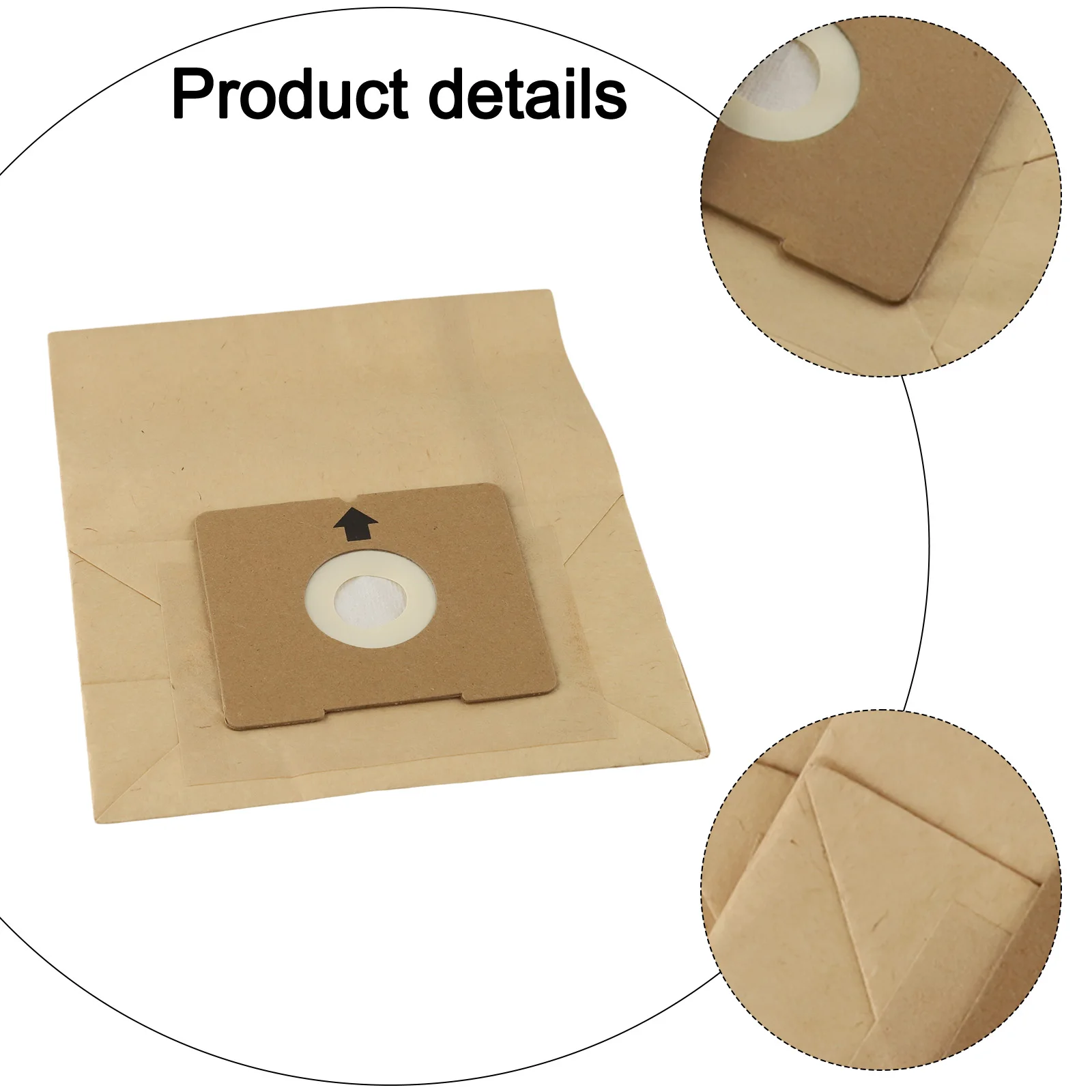 

Vacuum Bags for Bissell For Zing 4122 Series 6 Pack Dust Collection Bags for Efficient Filtration and Performance