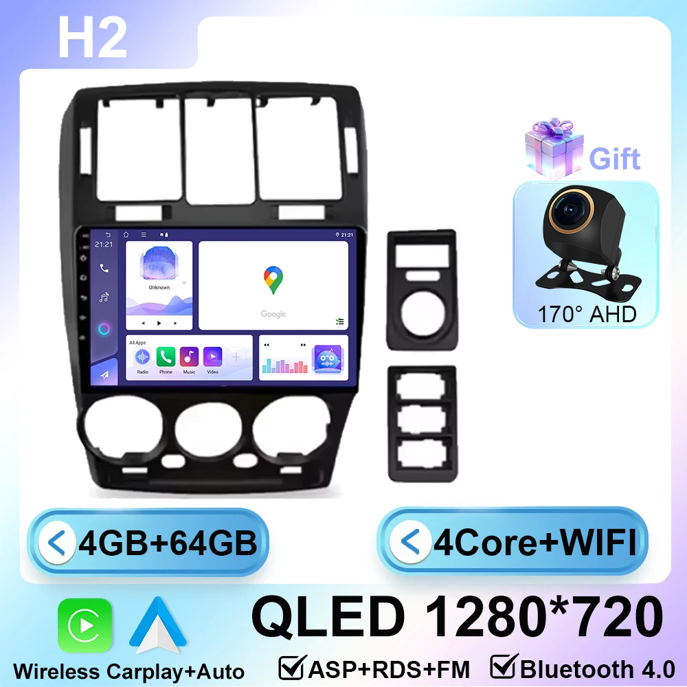 Android 16 Radio Voor Hyundai Getz 2002-2011 Auto Intelligente Systemen Carplay GPS Video 2din Stereo Multimedia Scherm 4G Wifi BT