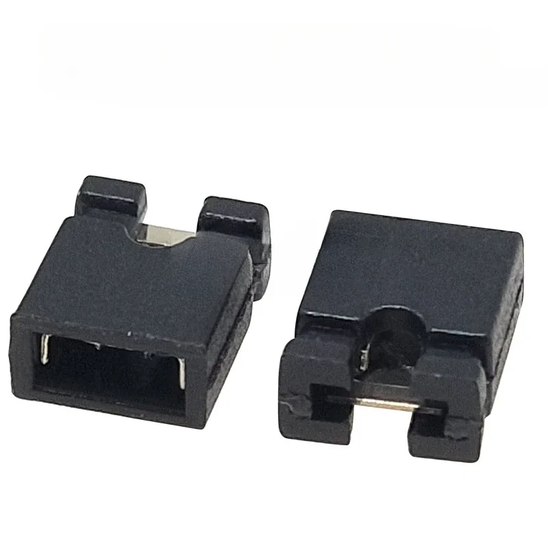 100PCS 2.54mm Standard Circuit Board Jumper Cap Shunts Short Circuit Cap Connector cap