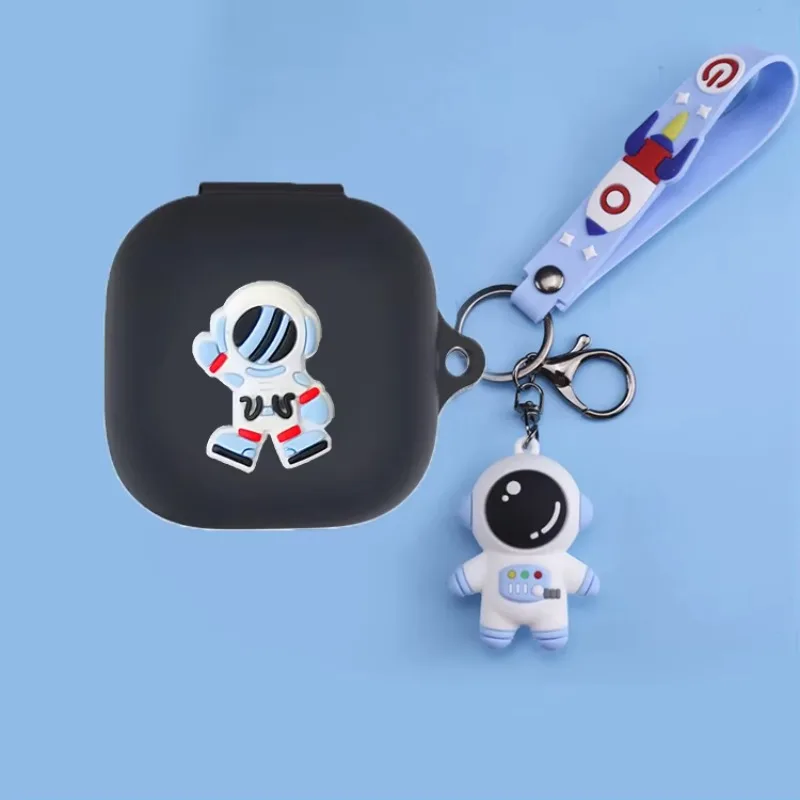 Для anker Soundcore AeroFit/AeroFitPro/Aero чехол-клипса с мультяшной собакой/милый персик/динозавр силиконовый чехол для наушников Bluetooth