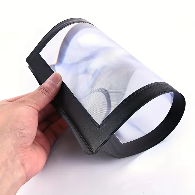 1/2pcs Durable Pvc Material 3X Large Page Magnifying Glass - Handheld, Full-View Reading Aid