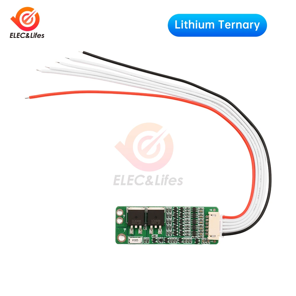 5S 10A 15A Li-ion Lithium Battery BMS 18650 Charger Protection Board 18V 21V Cell Protection Circuit 16V Lithium Iron Phosphate