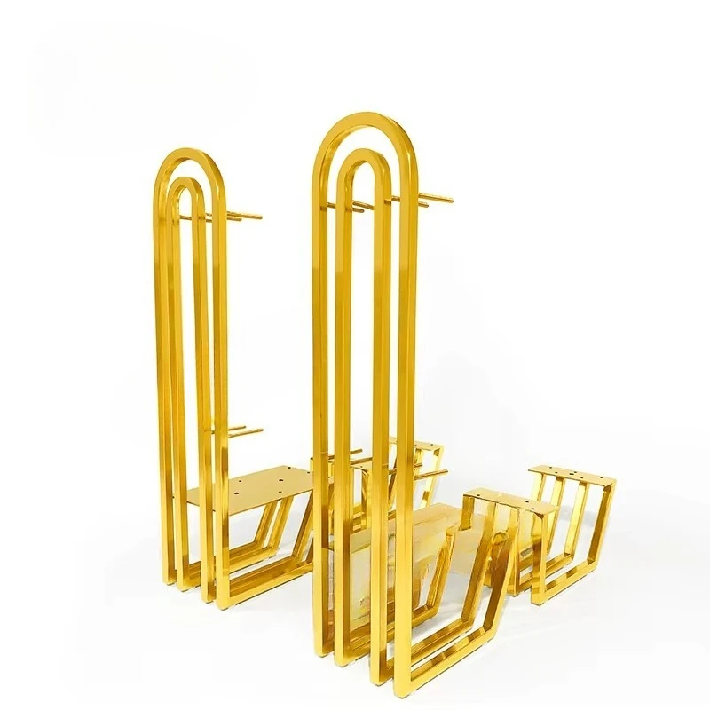 

Furniture Accessories Sofa Legs Base Luxury Gold Stainless Steel Decorative Sofa Frame Chair