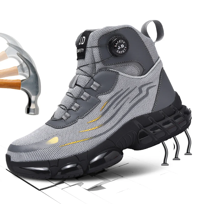 

New Men's Outdoor Sports Canvas Shoes – Lightweight & Comfortable Design with Thick Sole for Cushioning & Support. Ideal for Hik