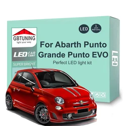 Car Accessories For Fiat Abarth 500 595 695 500C 595C 695C Grande Punto EVO Punto Canbus Dome Trunk LED Interior Light Bulb Kit