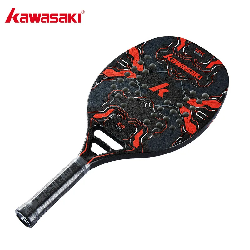 Kawasaki 12K 100% Carbon Fiber Racket Beach Tennis Master M12