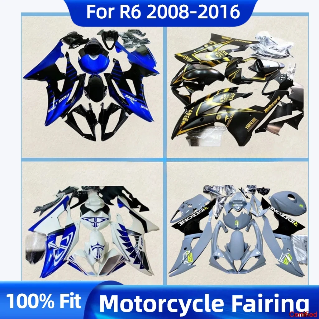 

Новый комплект обтекателей из АБС-пластика, подходящий для YAMAHA R6 2008 2009 2010 2011 2012 2013 2014 2015 2016 08 09 10 11 12 13 14 15 16