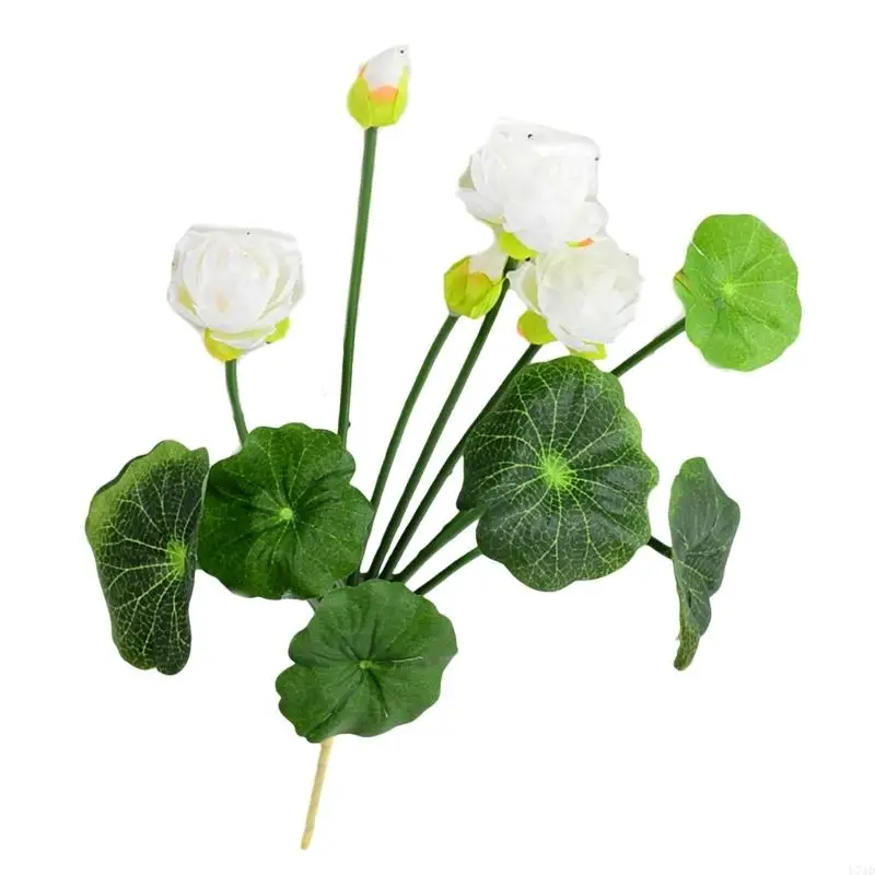 

L74D Artificial Flower Realistic Green Leaf for Wedding Home Flower Arrangement