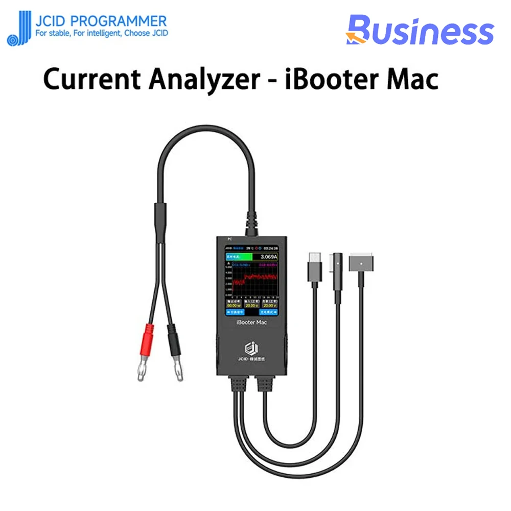 JC iBooter Mac Analyzer Precision Fault Date Diagnosis Boot Voltage Real-time Pointer Display for 2008-2024 MacBook Repair Tools