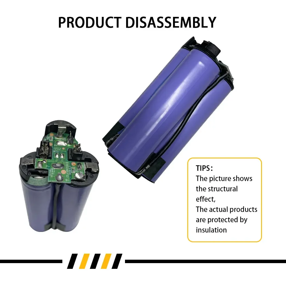 Batería recargable de iones de litio de 12V para Taladro Inalámbrico, sierra, destornillador, llave, amoladora angular, herramientas eléctricas sin