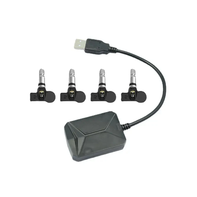

Беспроводная цифровая система контроля давления в шинах USB для автомобиля, совместимая с Android, со встроенным датчиком TPMS и функцией навигации