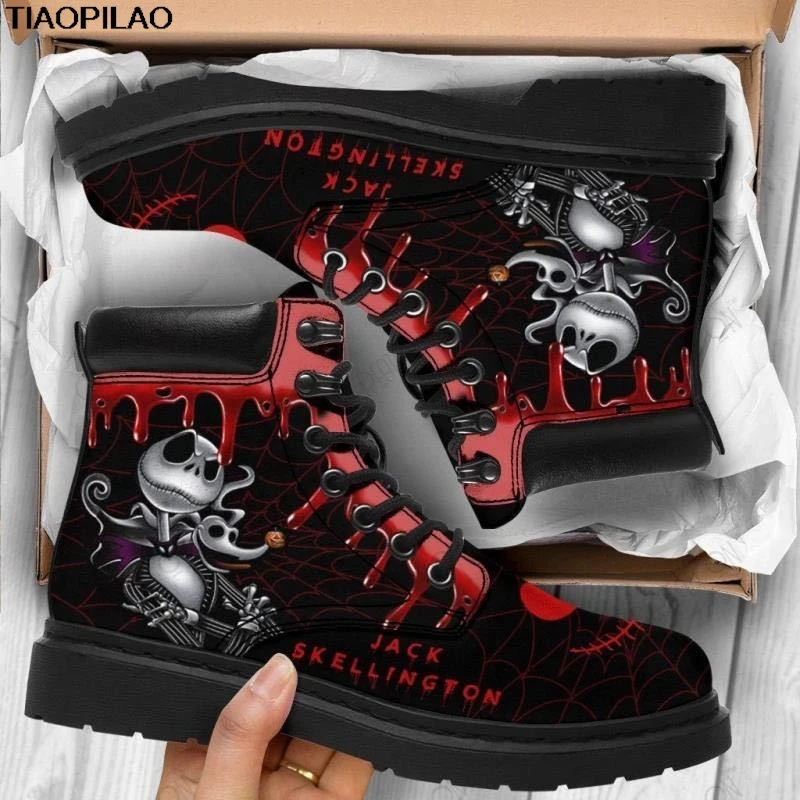 

Женские ботинки на платформе в стиле готики Demonia, модная повседневная осенне-зимняя женская обувь с принтом ручной работы, новые продаваемые женские ботильоны