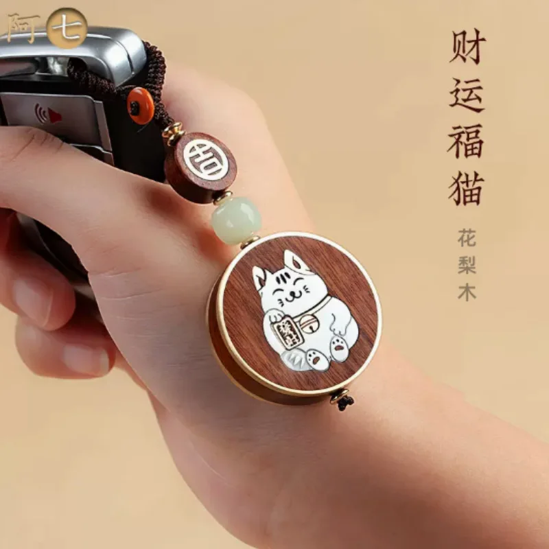 High Meaning Ebony Deer Lucky Cat Lucky Elephant Car Key Ring Women During Exquisite Cute Couple Key Accessories Lukcy Chamrs