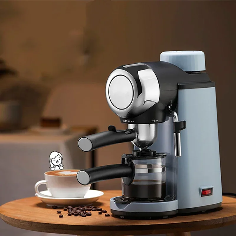 Coffee maker Small Semi-automatic Italian Type on The Spot Grinding Mini Milk Foaming Machine Integrated Intelligence