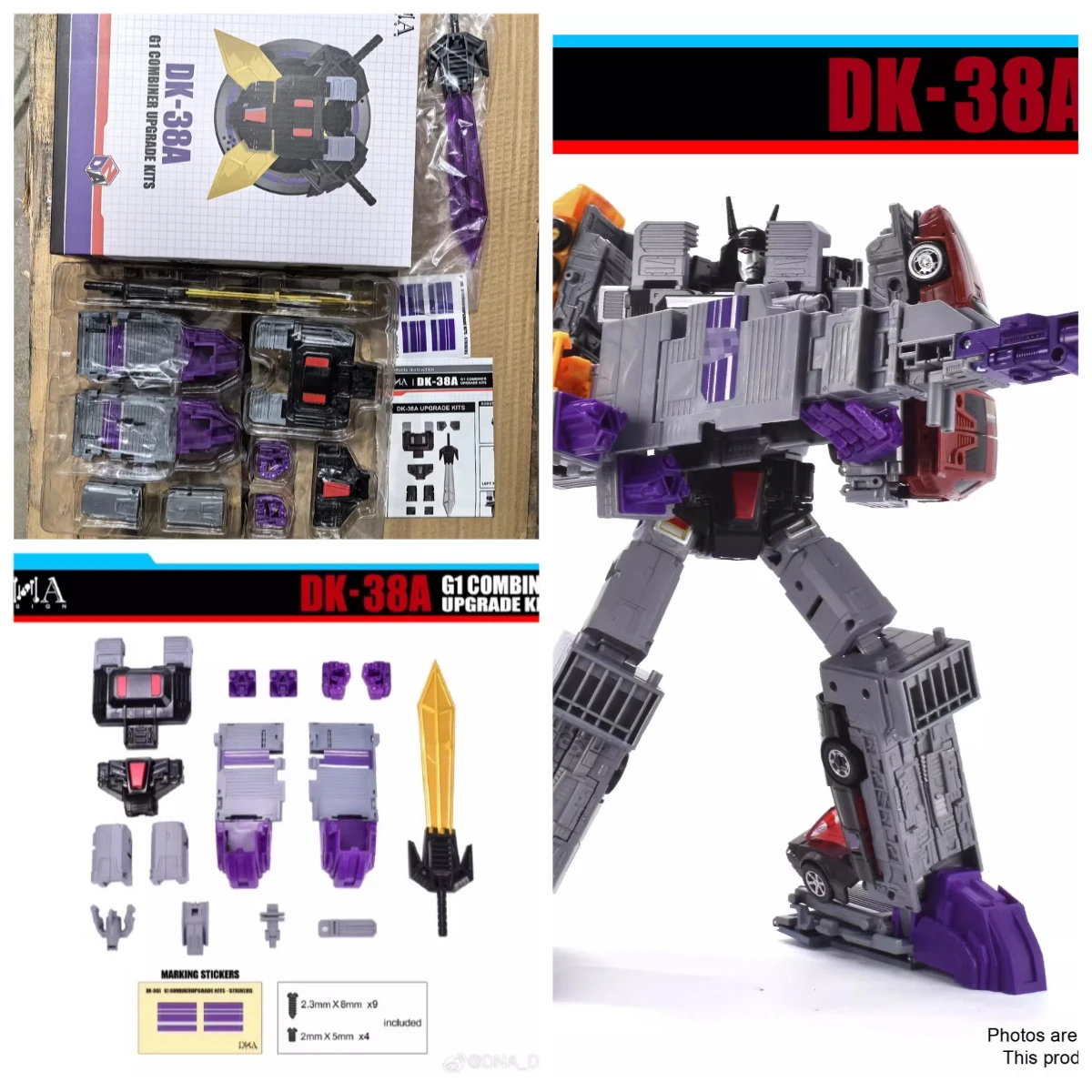 

[24-hour shipping] DNA Design DK-38A DK38A Upgrade Kits For Japanese Version Legacy Menasor Figure Accessories