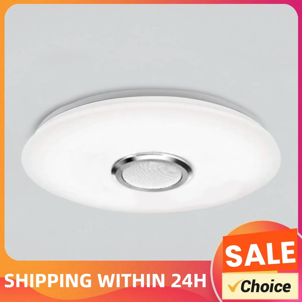 Music Ceiling Lamp 2800K-6500K RGB LED Ceiling Light APP Control Bluetooth-compatible Modern Ceiling Lamp for Home Children Room