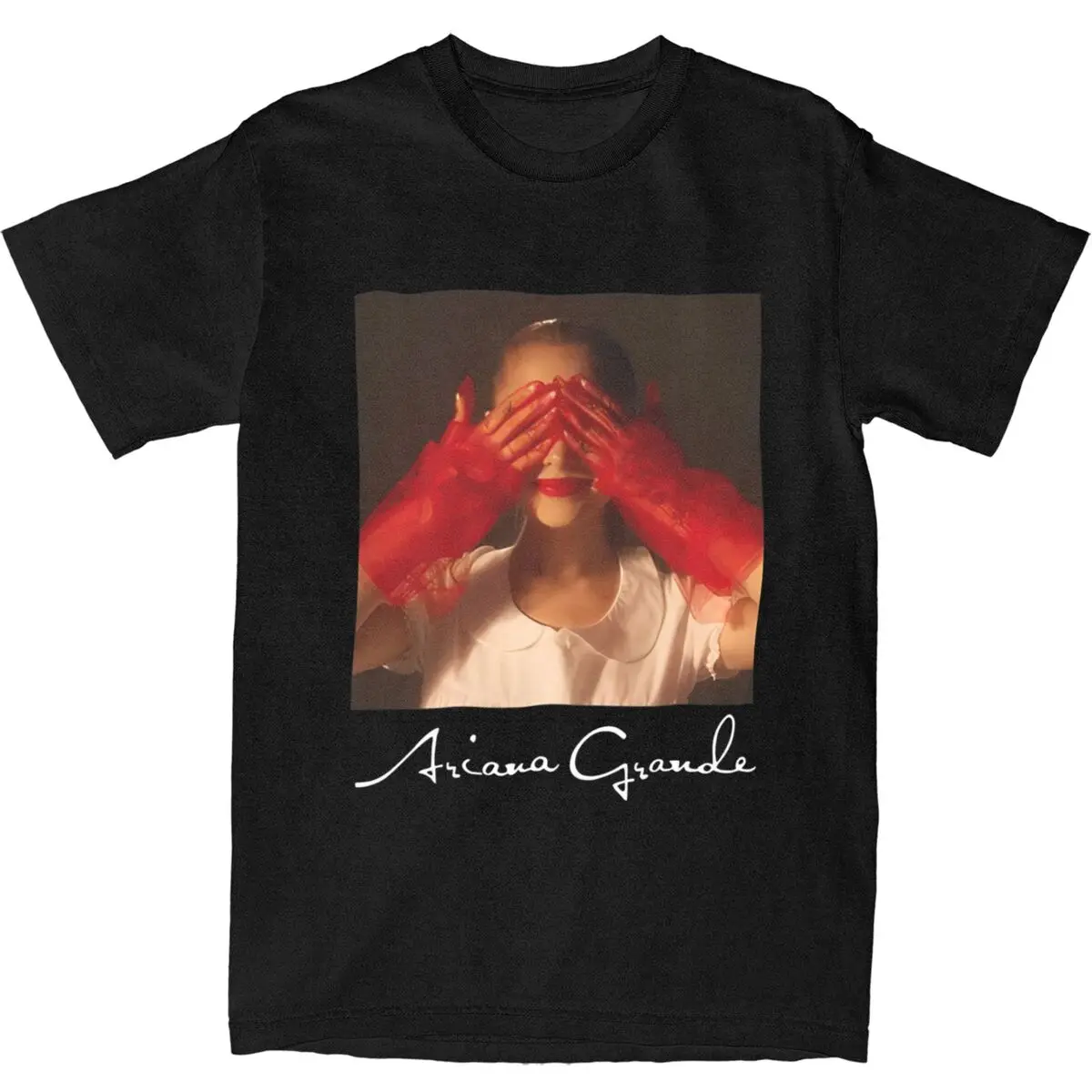 Homens 2024 novo álbum ariana tour impressão t camisas música grande algodão t manga curta camiseta legal tshirt plus size 5xl 6xl