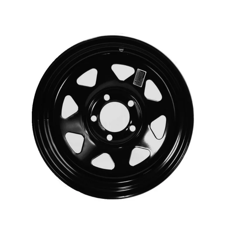 12‑16 Inch Steel Trailer Wheel Rim Powder‑Coated Galvanized Chrome‑Plated Optional for RV Trailer