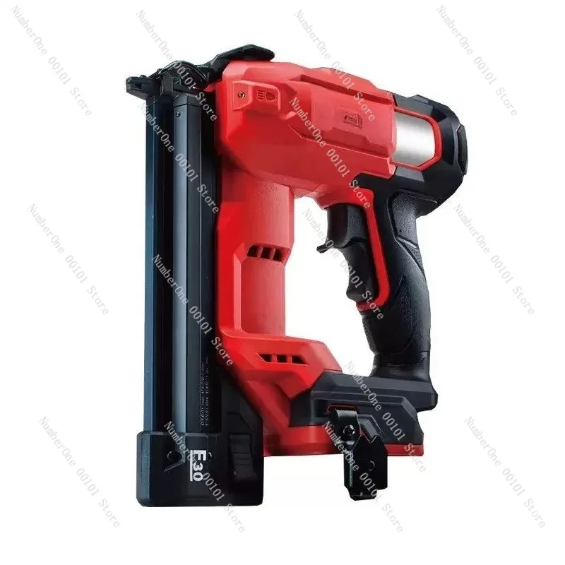20V Brushless Cordless Brad Nailer F30 Electric Nail Gun Lithium Powered Straight Finish Stapler 2 In 1 Nailing Tacker