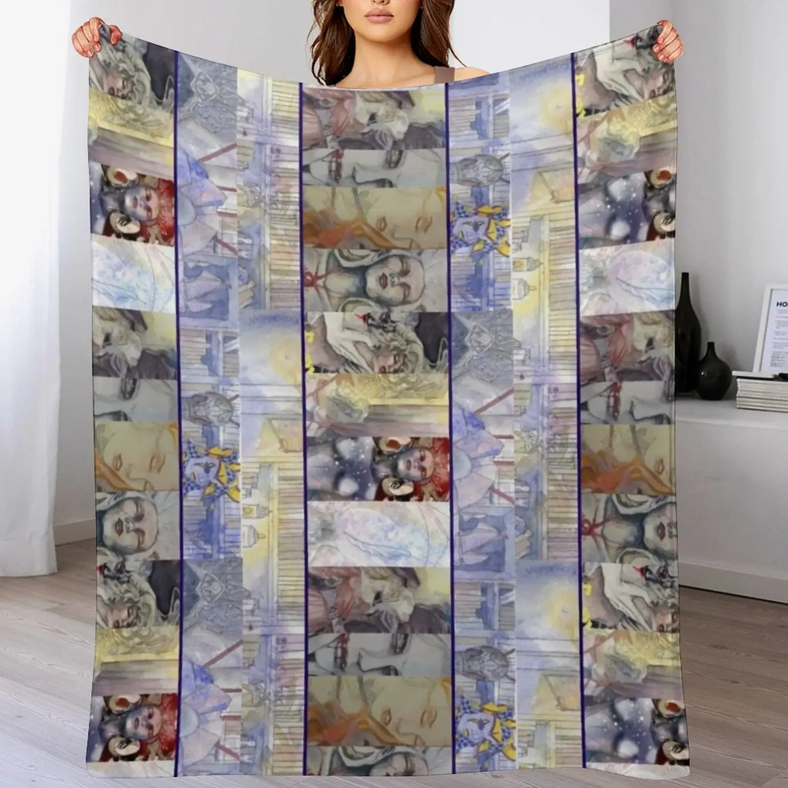 

Best of 2020 Art Lineup Throw Blanket Cozy Microfiber Throw Blanket for Home Bedroom