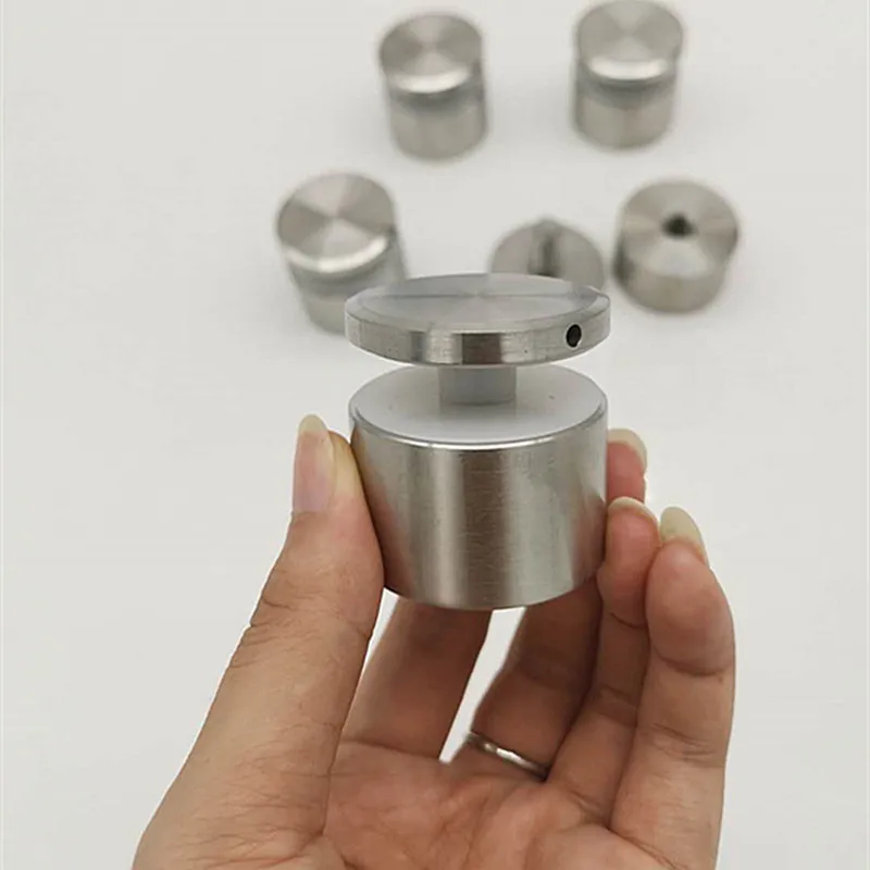 Solid all stainless steel glass nail outer diameter 40mm decorative advertising nail mirror nail Custom glass nail advertising