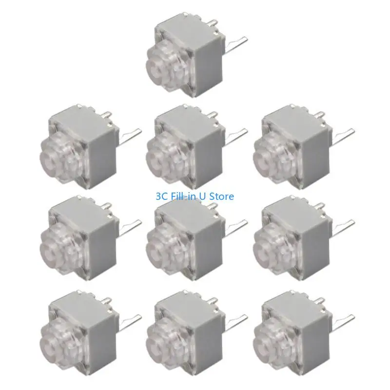 G8TA 6x6x7.2mm Huano静かなマイクロスイッチ1000万クリックライフマウスボタン2pinsマイクロスイッチ2pcs/10pcs