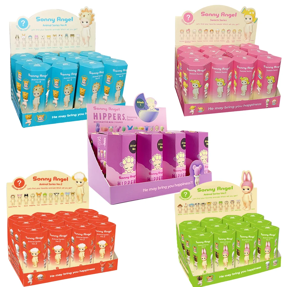 

En Stock, figuras de acción de tumbado Hippers, lindo juguete sorpresa , modelo de Anime, muñeca, regalos