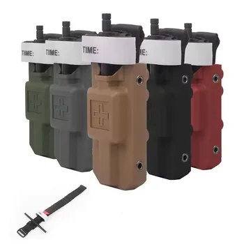 거치대 의료 응급 벨트 장착 전술 지혈대, 전투 Molle EMT 응급 처치 키트, 야외 생존 CS, 95cm