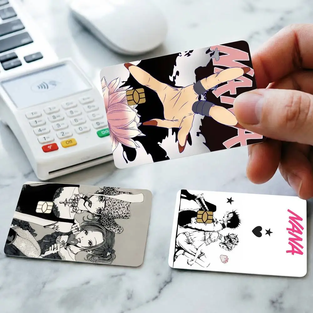 A-Anime NANA Credit Card HD Stickers Small Chip Waterproof Sticker Game Card Decal Gift