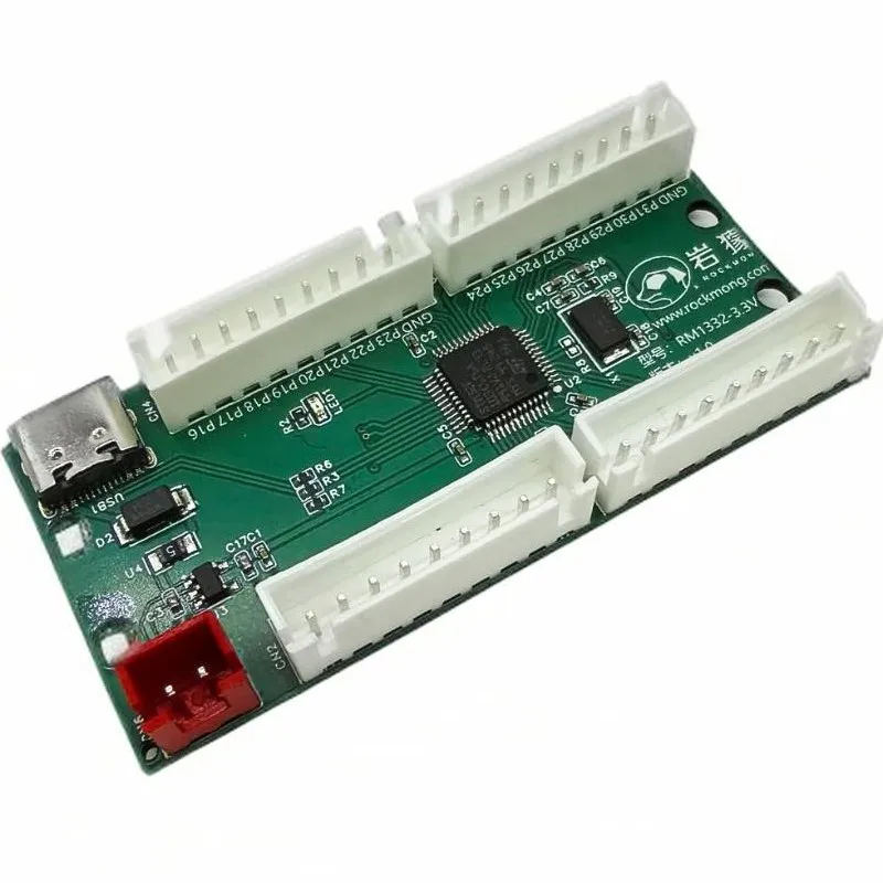RM1332 USB To 32 GPIO Digital IO Module 3.3V For Windows Linux Android C# Python Java LabView