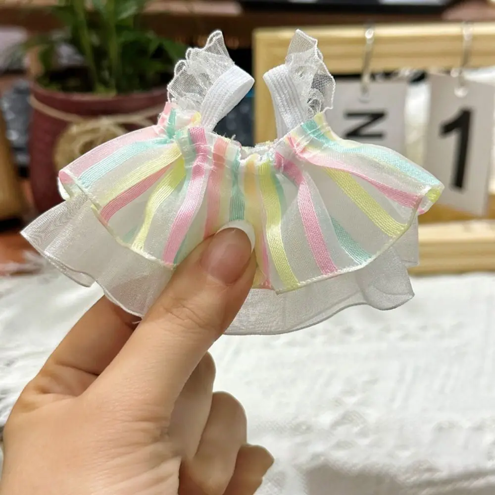 Fashion Handmade Cotton Clothes Cos Gift Accessories Princess Dress DIY Dolls Clothes for 10-15cm