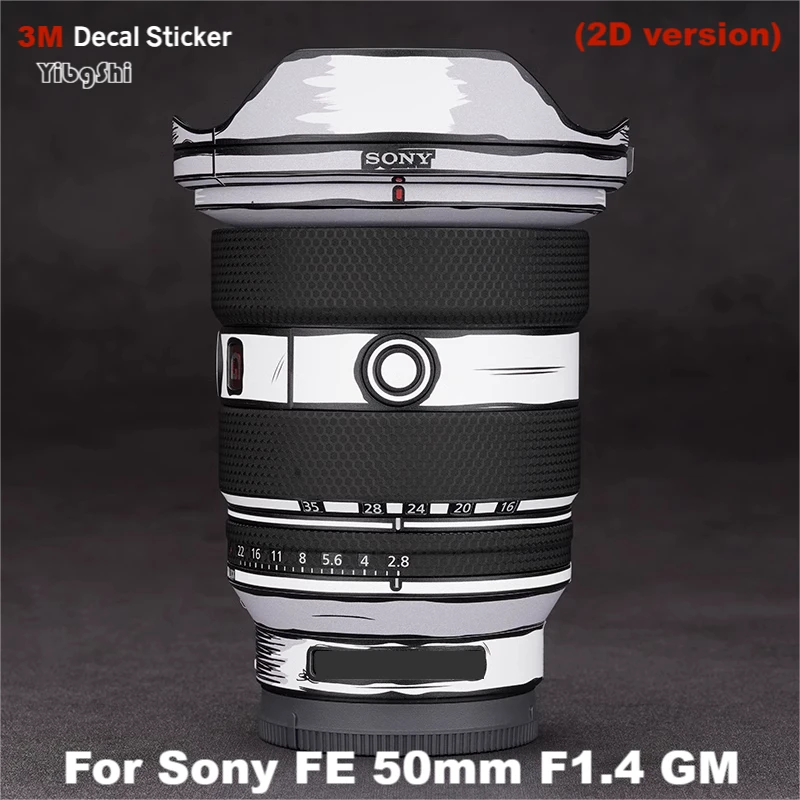 

Stylized Decal Skin For Sony FE 50mm F1.4 GM Camera Lens Sticker Vinyl Wrap Anti-Scratch Film SEL50F14GM 50 1.4 F/1.4 FE50F1.4