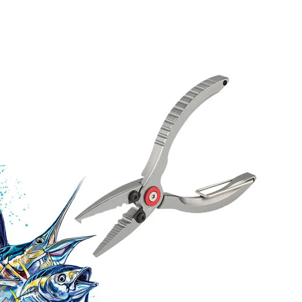 

Split Ring Pliers Fishing Tackle Fishing Tool Accessories Fishing Pliers Hook Remover Stainless Steel Line Cutter