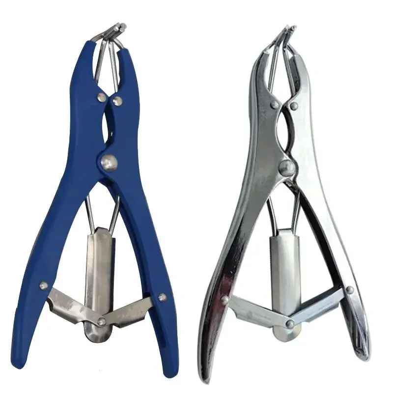 Animal piglets and lambs amputation castration ring metal expansion pliers pet cats  dogs bloodless tail removal toolsing