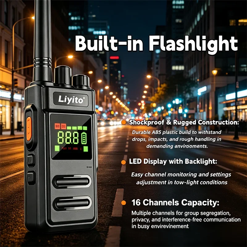 2-pack-high-power-5w-uhf-walkie-talkie-rechargeable-long-range-two-way-radio-with-led-display-flashlight-15-days-standby