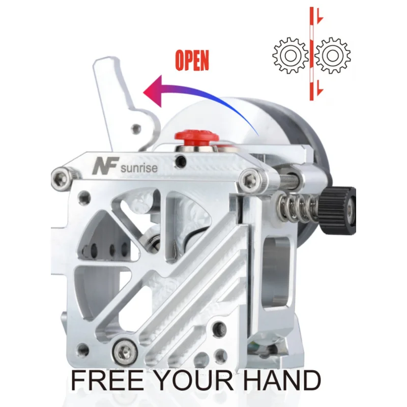 

Mellow hardened steel gear Nf sunrise extruder short-range modification and upgrade for 3D printer Ender 3