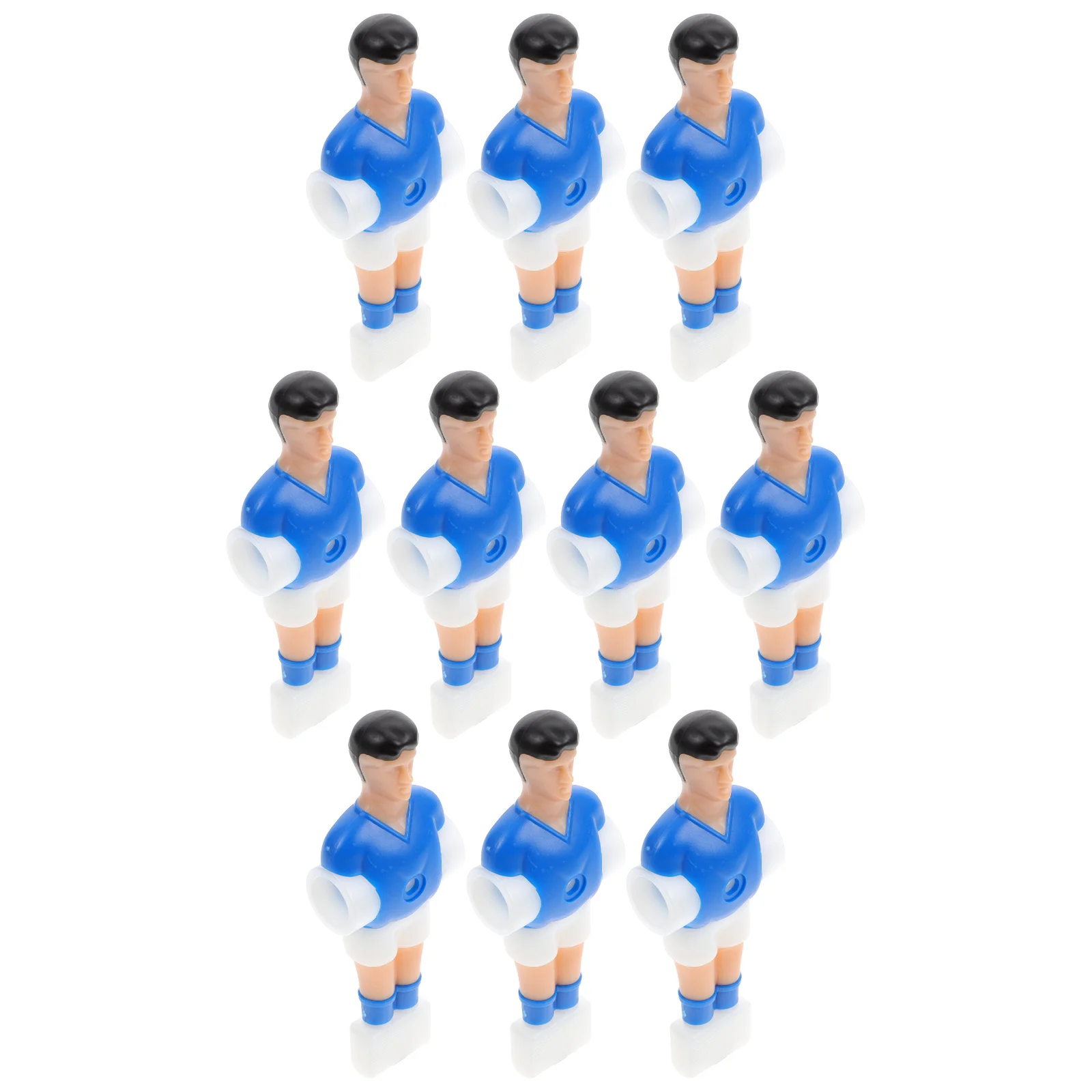 

10 Pcs Football Machine Player Foosball Tabletop Soccer Players Plastic Men Creative Boys Toy