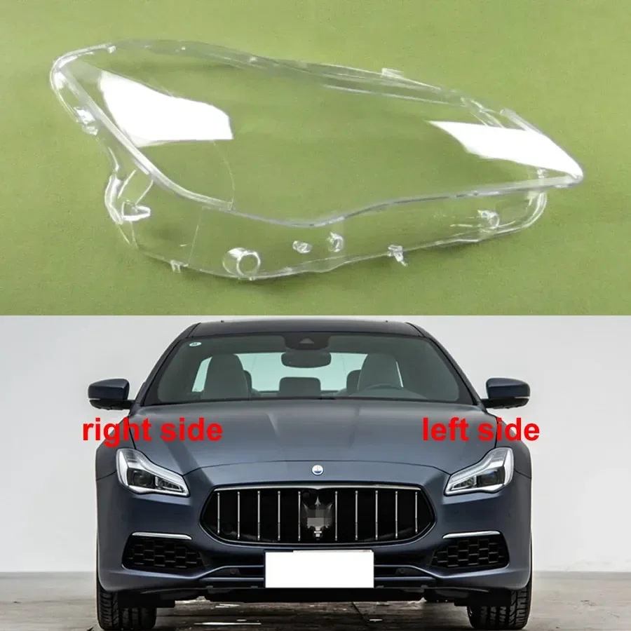 

For Maserati Quattroporte 2018 2019 2020 Headlamp Transparent Mask Cover Headlight Shell Plexiglass Replace Original Lens