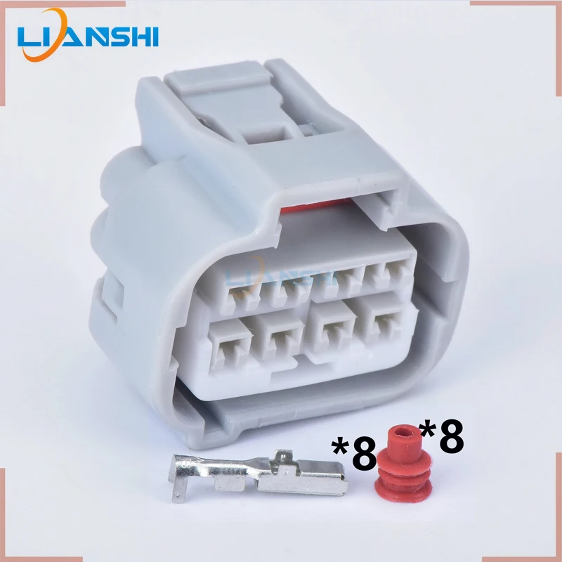 8Pin 90980-10897 90980-10896 7283-1289-40 090II Sealed MF Connector Kit w/Terminals For Toyota Lexus Subaru Headlight Harness